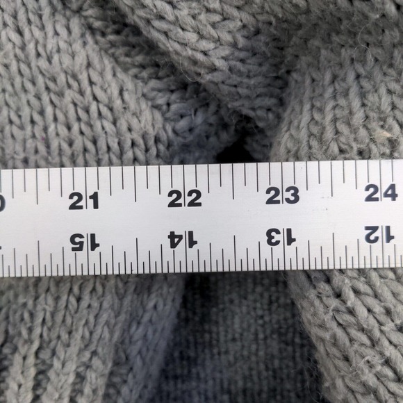 Pringle of Scotland x H&M Women's Cropped Sweater Gray Medium Fair Isle - Picture 12 of 12